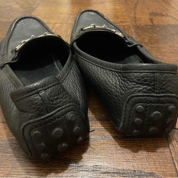 Gucci Black Loafers with Silver Hardware - Picture 3 of 4